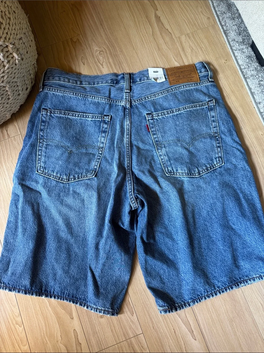 Levi's Classic Blue Denim Jean Shorts
